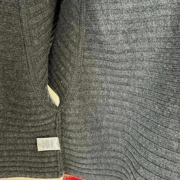 [SP]Talbot Fine Merino Wool Women Petite Gray  Cardigan/ Poncho - Picture 9 of 11